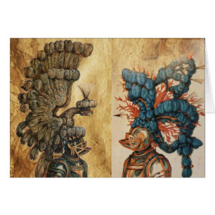 ANTIKKUNSKAPSHJÄLPMEDEL MED EGENSKAP OCH FJÄDRAR HÄLSNINGSKORT