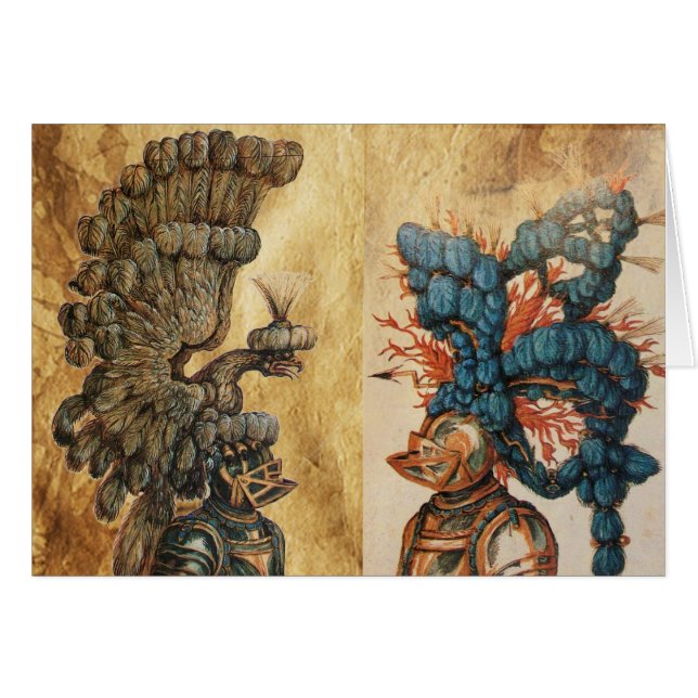 ANTIKKUNSKAPSHJÄLPMEDEL MED EGENSKAP OCH FJÄDRAR HÄLSNINGSKORT (Framsidan Horizontal)