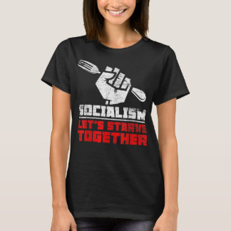 Antikommunistisk antisocialism t shirt