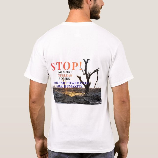 Antikrig t-shirt (Baksida)