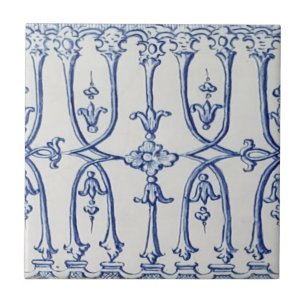 Antikrop Delft Tile-dekorativ galler Kakelplatta