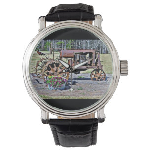 Antikrop, rustisk traktor armbandsur