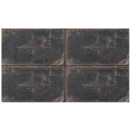 Antikt bladguldläder för vintage