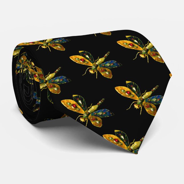 ANTIKT GULD LIBELLSJUVAL MED ÄDELSTENAR SLIPS (Rullad)