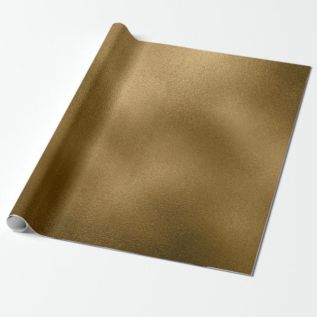 Antikt guld omkullkastar slående in papper rulle presentpapper (Utrullad)