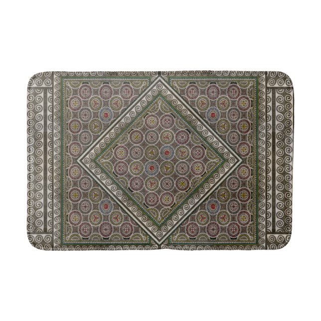 Antikt mosaik badrumsmatta (Framsidan)