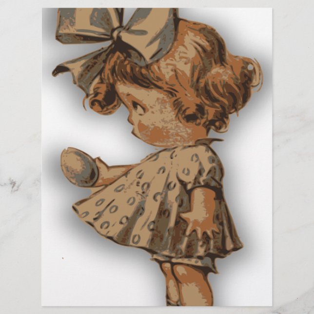 antikt påskägg brevhuvud (Framsida)