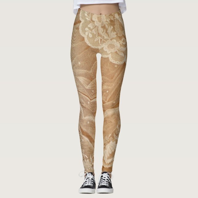 Antikt snöre leggings (Framsida)