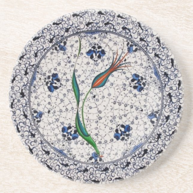 Antikt stilOttomanporslin Underlägg (Framsidan)