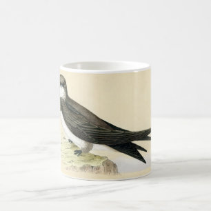 Antikt tryck av ett alpint snabbt kaffemugg