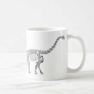 Antikt tryck för CamarasaurusDinosaur Kaffemugg