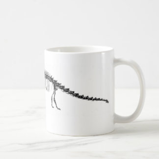 Antikt tryck för DiplodocusDinosaur Kaffemugg