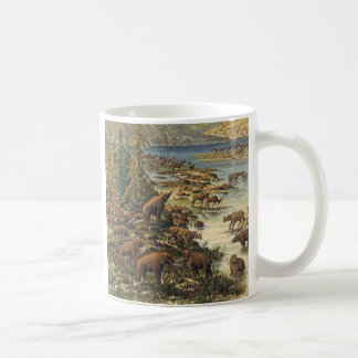 Antikt tryck för PleistoceneEra Kaffemugg