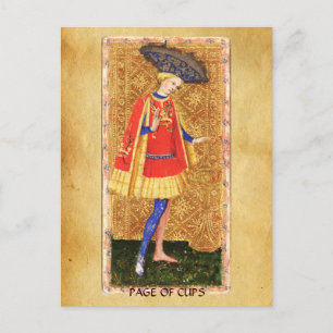 ANTIKVA RENAISSANCE TAROT / SIDPAGEN AV KOPPARNA VYKORT