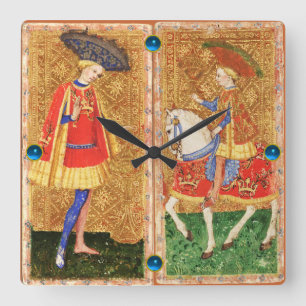 ANTIKVARMÅL/ SIDA OCH KÄNNETECKNING FÖR KOPP FYRKANTIG KLOCKA