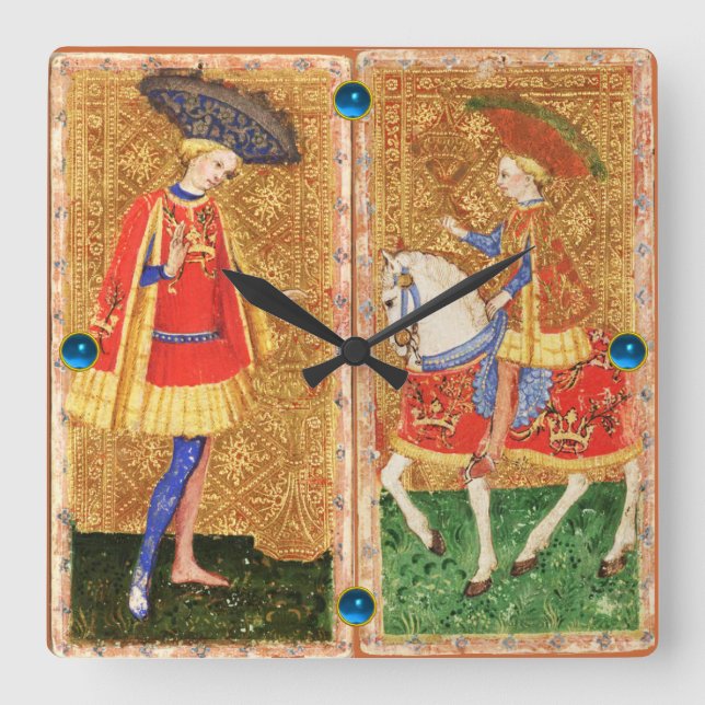 ANTIKVARMÅL/ SIDA OCH KÄNNETECKNING FÖR KOPP FYRKANTIG KLOCKA (Framsida)