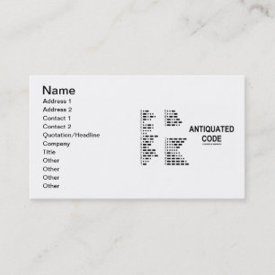 Antikverat kodifiera (det internationella visitkort