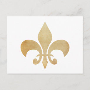 Antikvitet Fleur de Lis Vykort