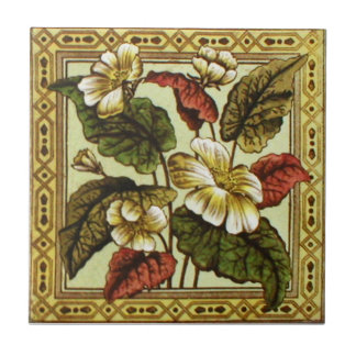 Antikvitet Transferware för reproduktion VT0018 Kakelplatta