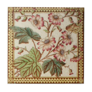 Antikvitet Transferware för reproduktion VT0023 Kakelplatta