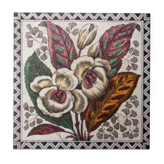 Antikvitet Transferware för reproduktion VT0034 Kakelplatta