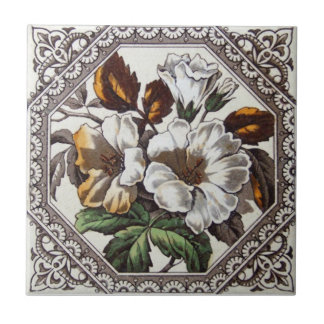 Antikvitet Transferware för reproduktion VT0036 Kakelplatta