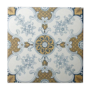 Antikvitet Transferware för reproduktion VT0039 Kakelplatta