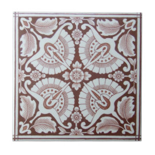 Antikvitet Transferware för reproduktion VT0048 Kakelplatta