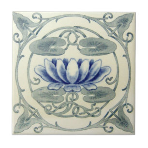 Antikvitet Transferware för reproduktion VT0063 Kakelplatta