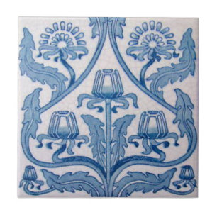 Antikvitet Transferware för reproduktion VT0087 Kakelplatta
