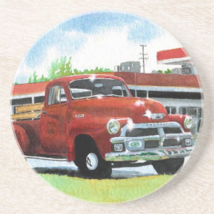 AntikvitetChevy lastbil 1954 Underlägg Sandsten
