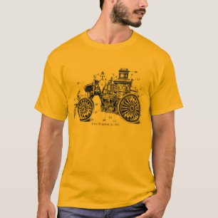 Antikviteten avfyrar motorskjortan tee shirt