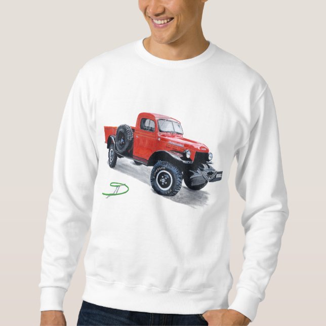 Antikviteten driver vagnlastbiltröjan sweatshirt (Framsida)