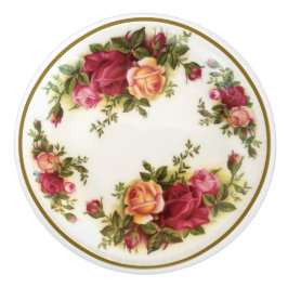 Antikviteten räcker den målade Limoges chinan Knopp