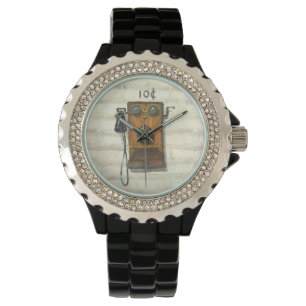 antikviteten vever den mobila klockan armbandsur