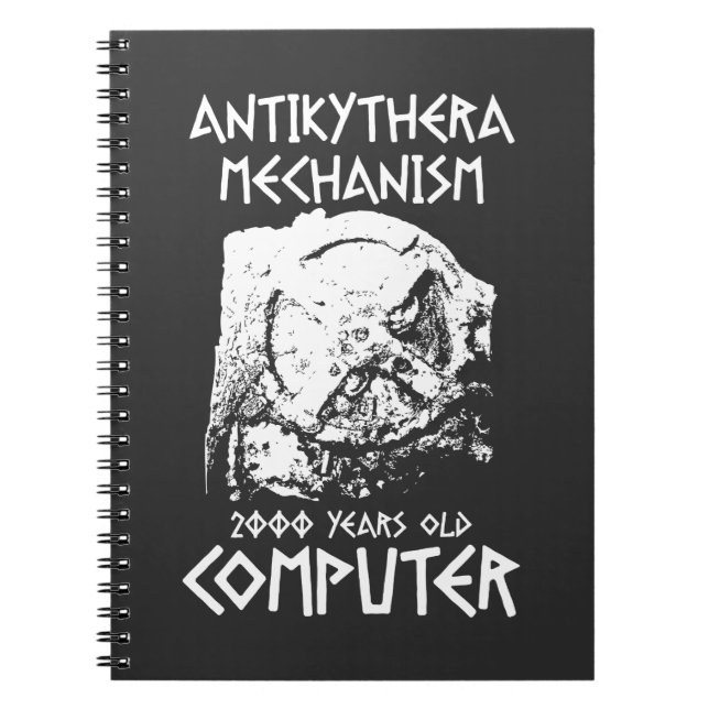 Antikythera-mekanismen gammal grekisk dator anteckningsbok (Framsidan)