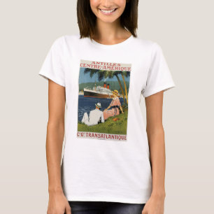 Antilles Center-Amerique Fransk Line T-shirt