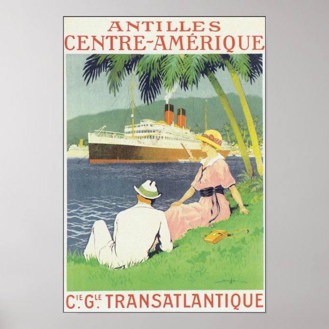 Antilles Center-Amerique Poster (Framsidan)