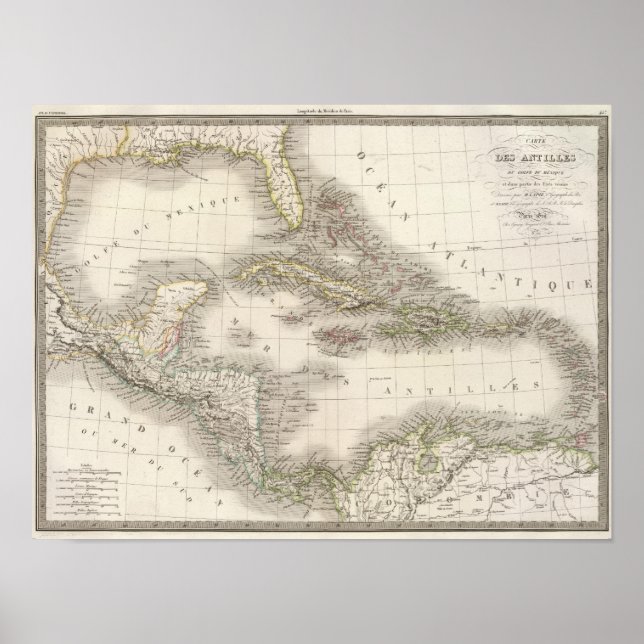 Antilles - Väster Indies Poster (Framsidan)