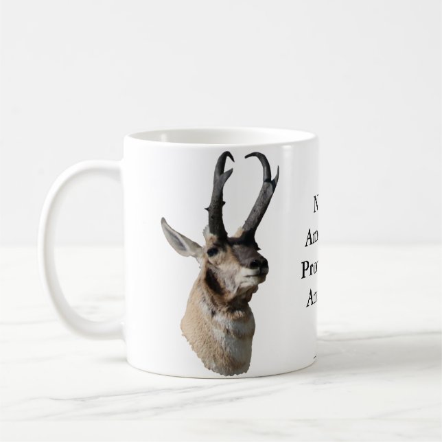 Antilophuvud för A18 Pronghorn Kaffemugg (Vänster)