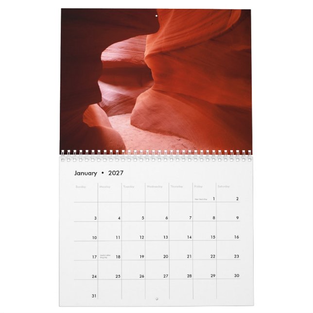Antilopkanjonkalender 2009 kalender (Jan 2027)