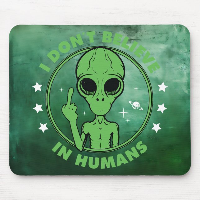 Antimänskligt Alien Musmatta (Framsidan)