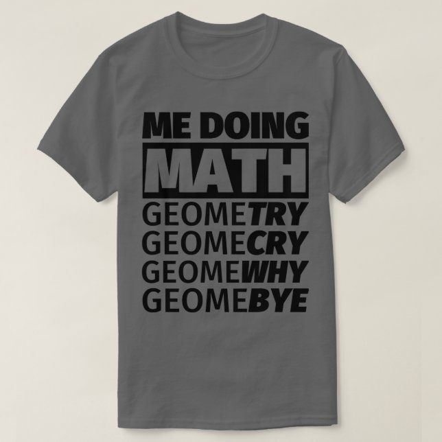 AntiMath I Hate Math School Mathematics Noob T Shirt (Design framsida)
