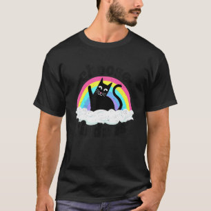 Antimobbning Regnbåge Fred Snäll Hipp Cat Välj T Shirt