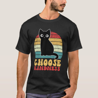 Antimobbning Regnbåge Fred Snäll Hipp Cat Välj T Shirt