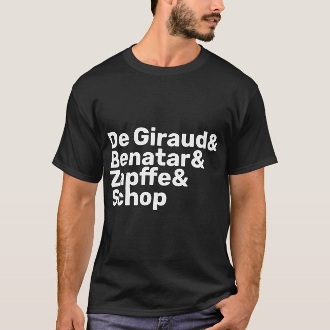 Antinatalist T-Shirt: De Giraud, Benatar, Zapffe.. T Shirt (Framsida)