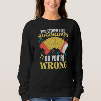 Antingen Gillar Du Dragspel Musik Dragspel Spelare T Shirt