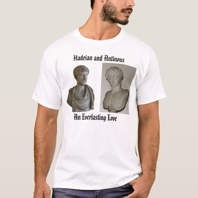 Antinous, Hadrian, Hadrian och Antinous, en kväll… T-shirt (Framsida)