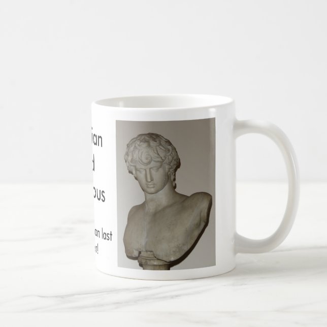 Antinous Hadrian, HadrianandAntinous, riktig lov… Kaffemugg (Höger)
