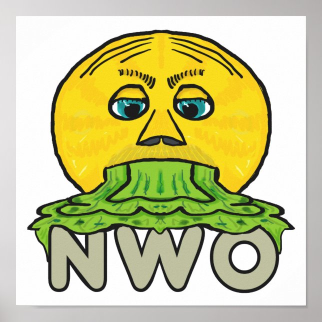 Antiny världsordning poster (Framsidan)